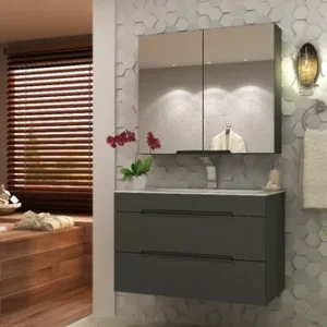 CONJUNTO ARMÁRIO DE BANHEIRO JAZZ MAZZU