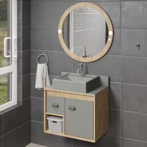 CONJUNTO ARMÁRIO DE BANHEIRO MESSINA BERTAZOLI