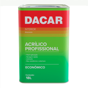 ACRÍLICO FOSCO PROFISSIONAL DACAR BRANCO /BASE P 18L