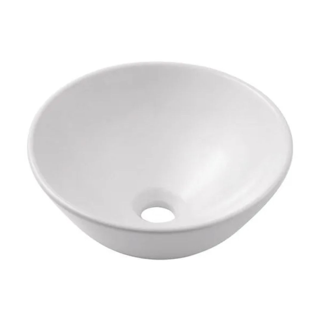 CUBA DE APOIO LOFT 35CM R1 REDONDA BRANCA INCEPA