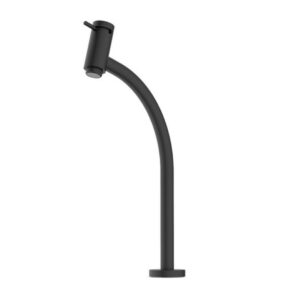 TORNEIRA LAVATÓRIO MESA  ALTA BASIC CELITE 1/4 PRETO MATTE