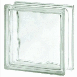 TIJOLO DE VIDRO ONDULADO TRANSLÚCIDO