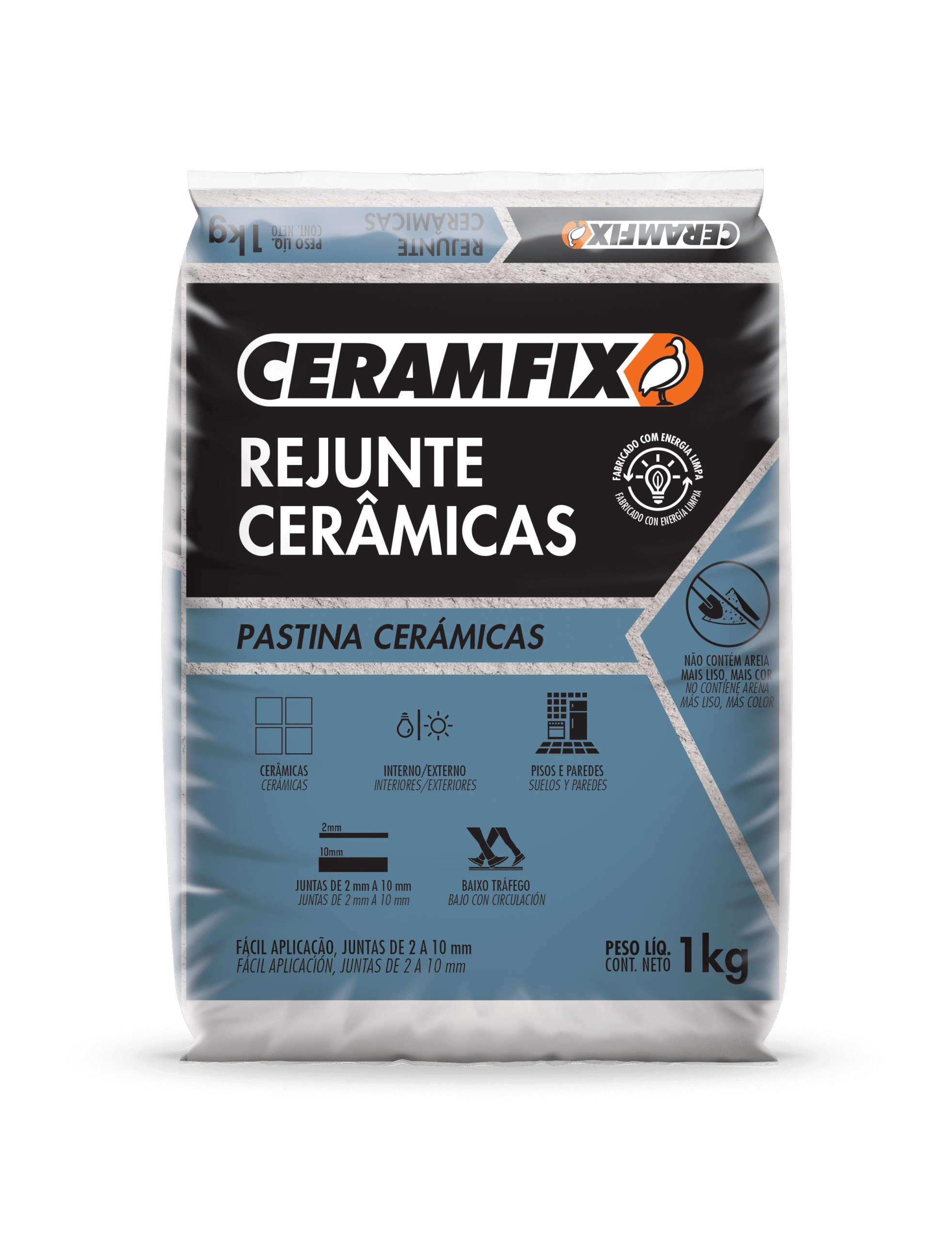 REJUNTE CERÂMICAS 1KG CERAMFIX
