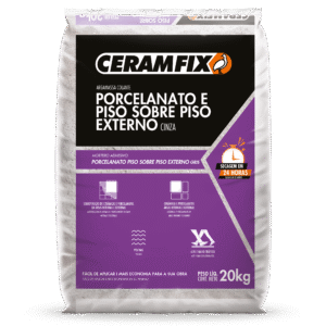ARGAMASSA PORCELANATO PISO SOBRE PISO CERAMFIX