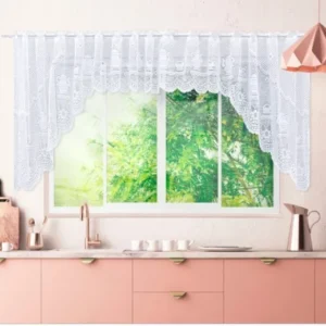 CORTINA CAPRI BULE COZINHA BEIJA FLOR