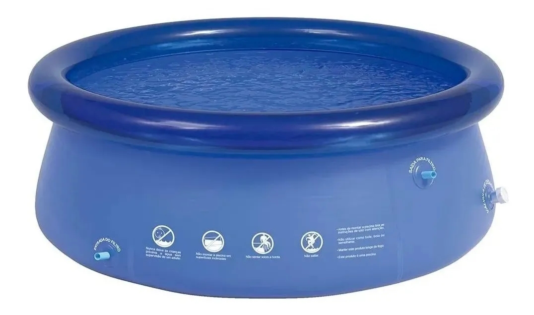 PISCINA INFLÁVEL CIRCULAR MOR - Imagem 2
