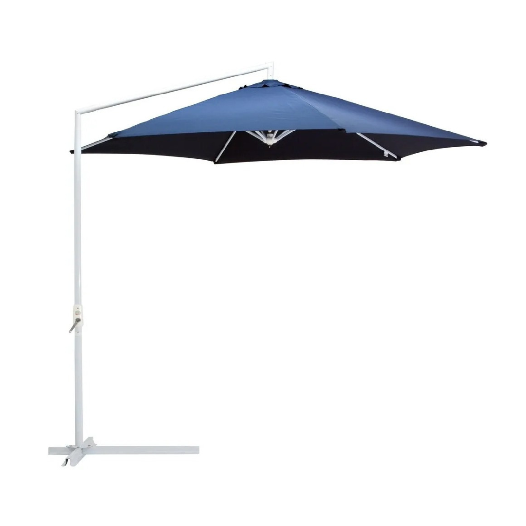 GUARDA SOL AÇO MALIBU 3,00M COM BASE E MANIVELA MOR