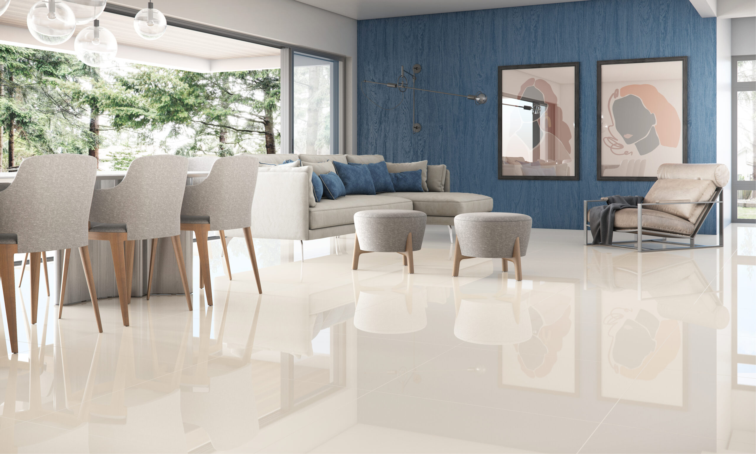 PORCELANATO EMBRAMACO 62X62 POLIDO TÉCNICO ORION TP62602A CX 2.67M² - Imagem 2