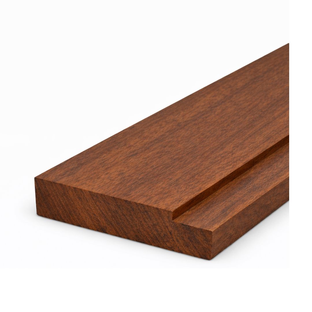 ALAMO CAIXILHO LAMINADO IPE COM REGULAGEM 14CM SEM VISTAS