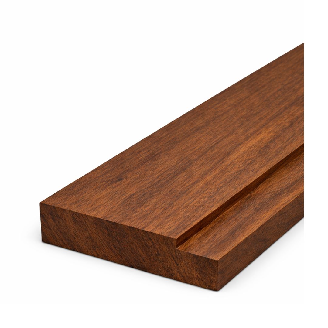 ALAMO CAIXILHO LAMINADO IPE COM REGULAGEM 18CM SEM VISTAS