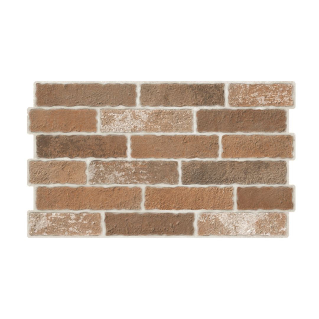 REVESTIMENTO EMBRAMACO 34X58 CONNECT BRICK RED C54010 CX 1.52 M²