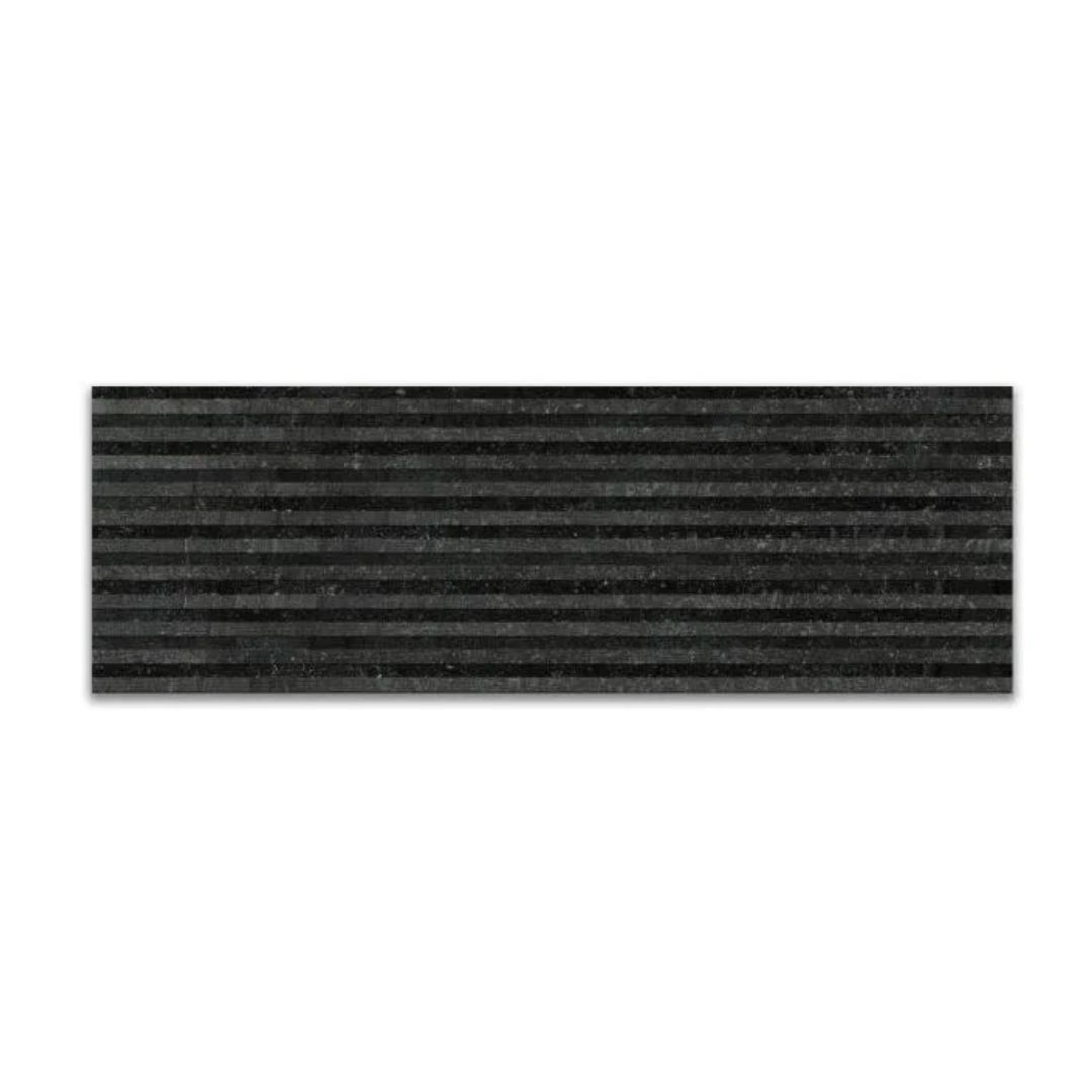 REVESTIMENTO ROCA 30X90.2 LITHUS GIZ BLACK RETIFICADO CX 1.08M²