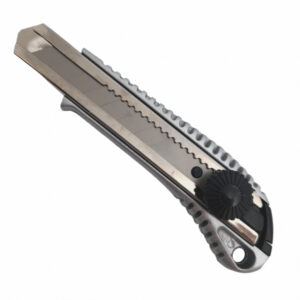 ESTILETE ALUMÍNIO PROFISSIONAL LÂMINA 18MM AJAX