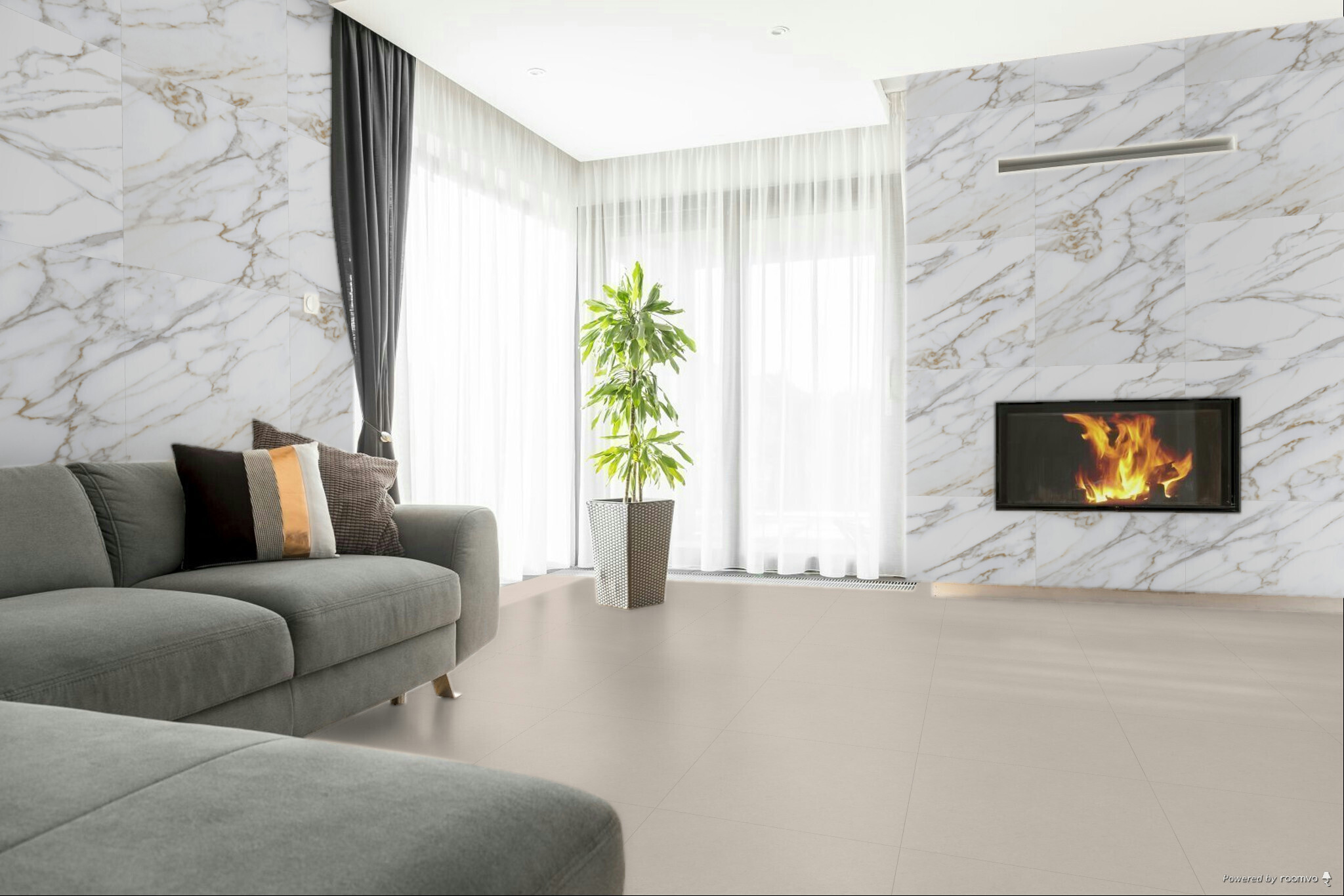 PISO EMBRAMACO 60X60 VALENCIA BRIGHT 61507 CX 2.58M² - Imagem 2