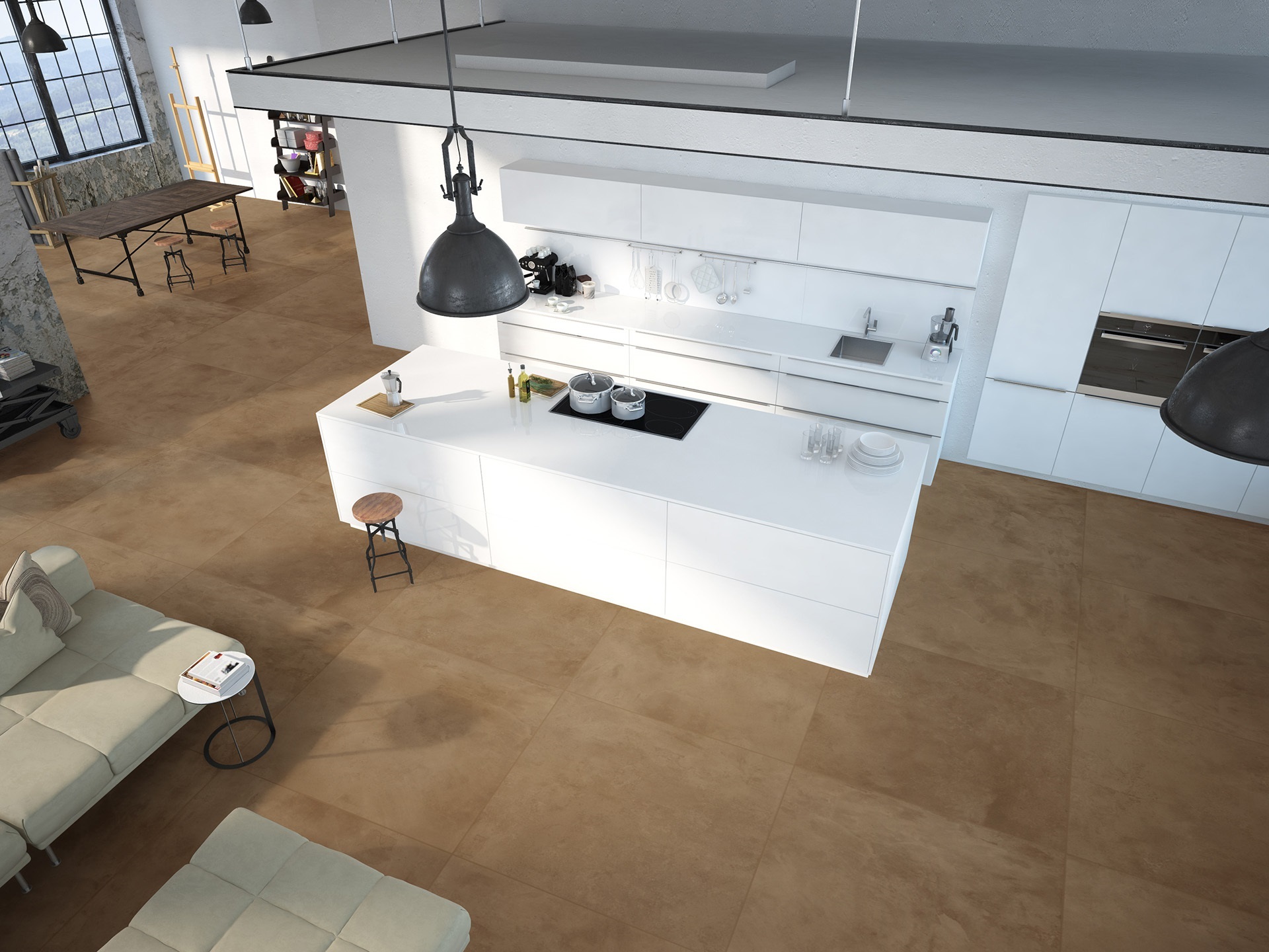 PORCELANATO DELTA 84X84 RETIFICADO POLIDO BARCELONA FENDI CX 2.80M² - Imagem 2