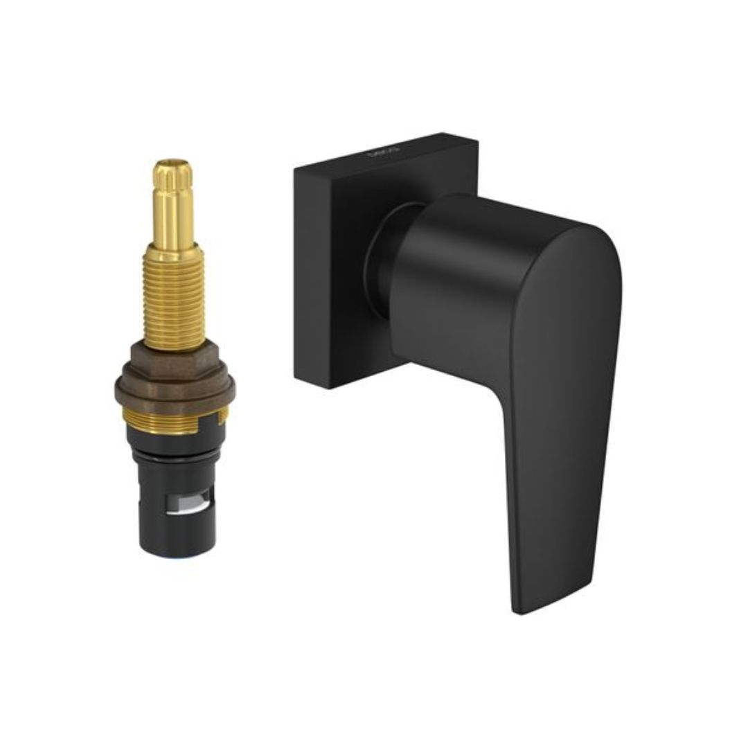 DECA ACABAMENTO REGISTRO PRESSÃO MVR 1/2 E 3/4-4916 BL26PQ LEVEL BLACK