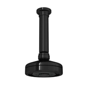 DECA CHUVEIRO TETO COM TUBO 1990 BL ACQUA PLUS BLACK NOIR (TEMP MAX 70°