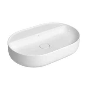 DECA CUBA DE APOIO OVAL 60CM COM MESA L.14060.M.17 BRANCO