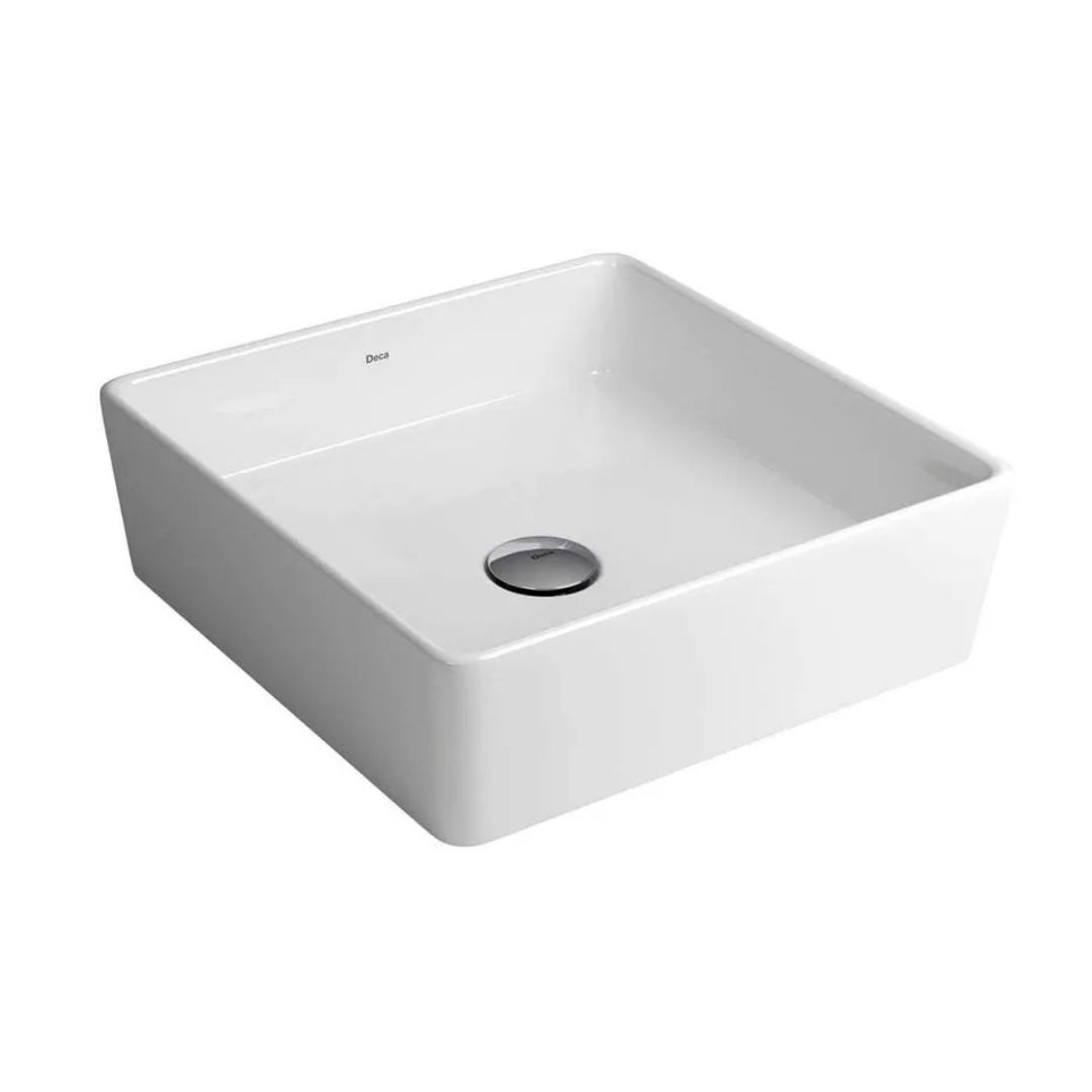 DECA CUBA DE APOIO QUADRADA 35CM L.108.17 BRANCO