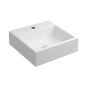 DECA CUBA DE APOIO QUADRADA 41CM COM MESA L.73.17 BRANCO GELO NW