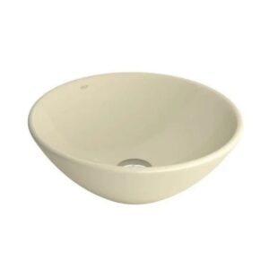 DECA CUBA DE APOIO REDONDA 35CM BRANCO CREME