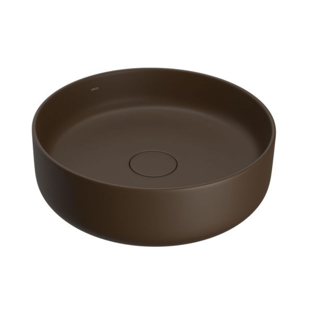 DECA CUBA DE APOIO REDONDA 40CM L.12040.22 MARROM FOSCO