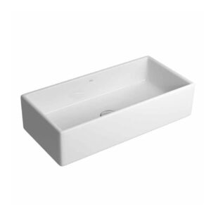 DECA CUBA DE APOIO RETANGULAR 56X28CM L.107.17 BRANCO GELO NW