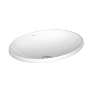 DECA CUBA OVAL SOBREPOR 50X38.5CM BRANCO GELO