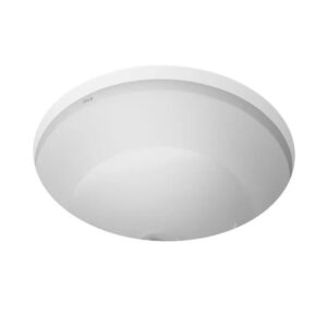 DECA CUBA REDONDA EMBUTIR 36CM BRANCO GELO