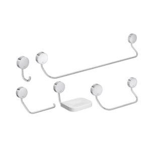 DECA KIT ACESSÓRIOS BWC NET CROMADO 5 PEÇAS