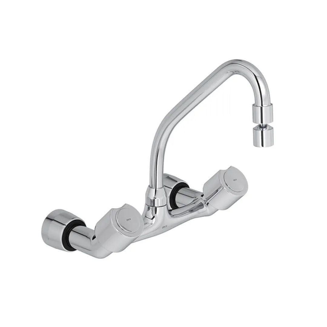 DECA MISTURADOR COZINHA PAREDE BICA ALTA 1258 C40 TARGA CROMADO