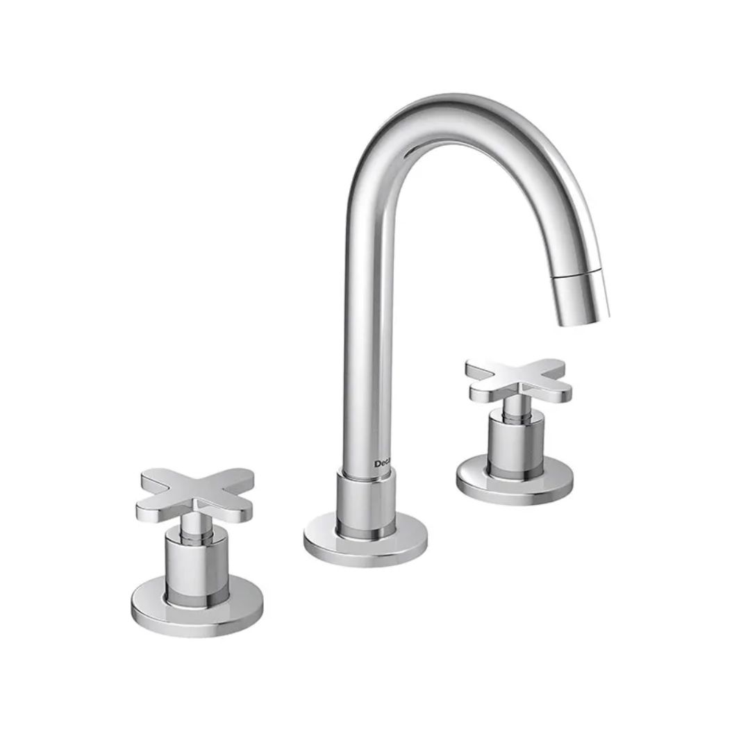 DECA MISTURADOR LAVATÓRIO MESA BICA ALTA 1877 DISCO CROMADO