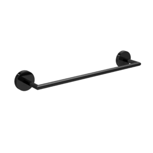 DECA PORTA TOALHA DISCO 300MM BLACK NOIR