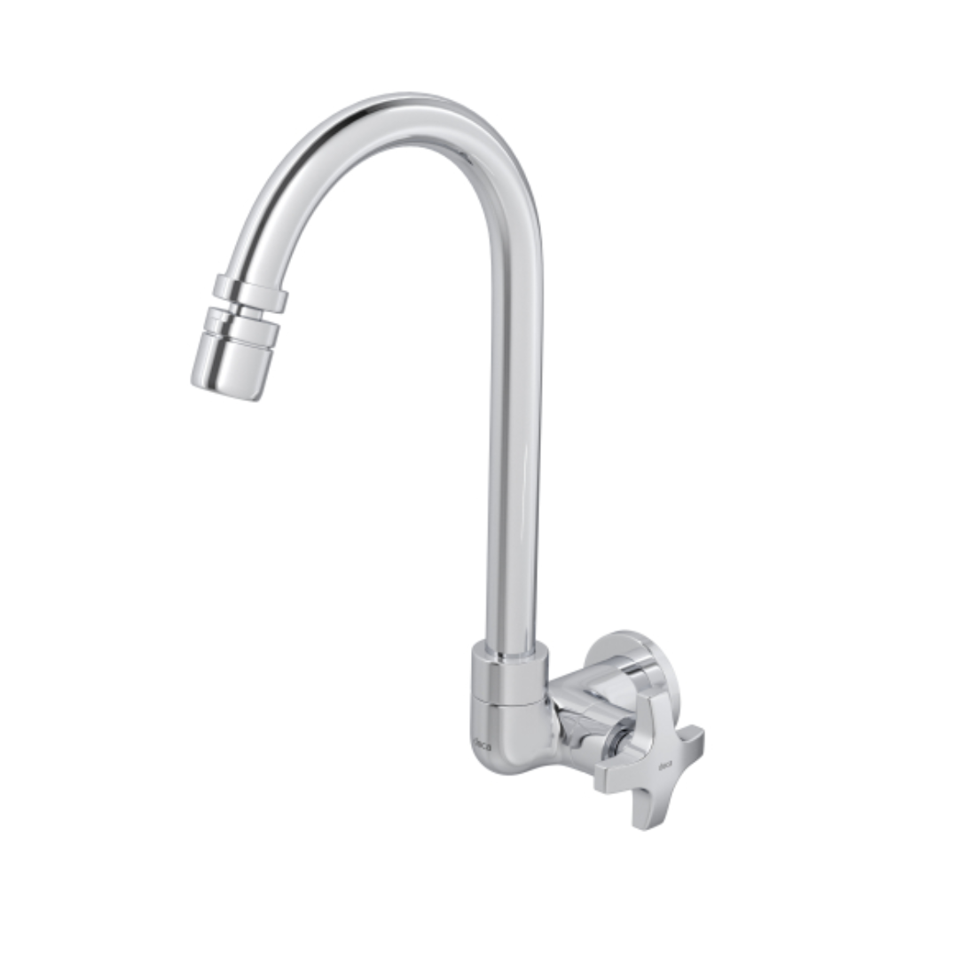 DECA TORNEIRA COZINHA PAREDE BM 1168 C34 MAX CROMADA 1/4 VOLTA