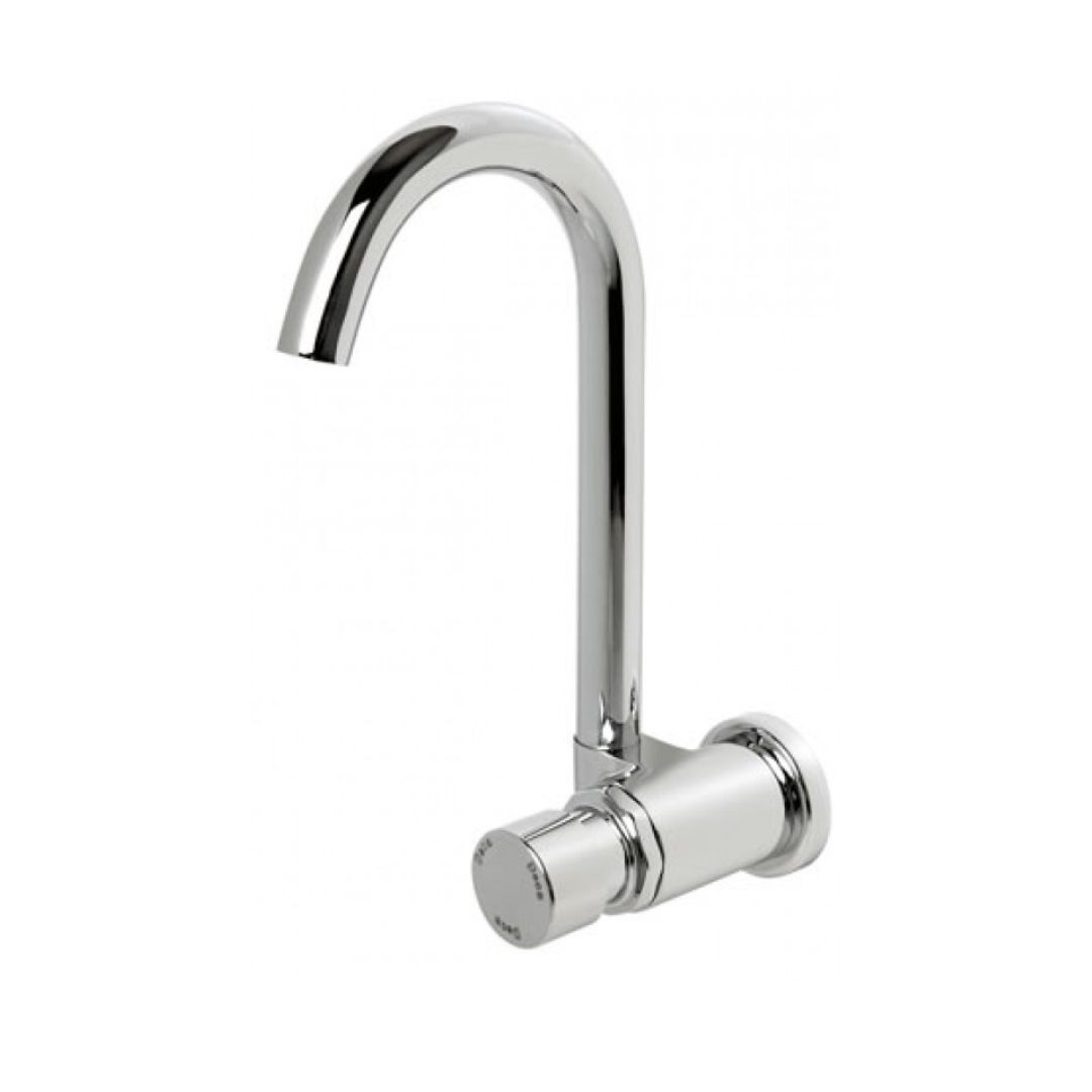 DECA TORNEIRA LAVATÓRIO PAREDE DECAMATIC 1171 C ECO CROMADO