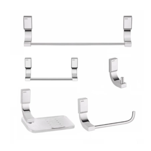 DOCOL KIT ACESSÓRIOS BWC TOP 5 PEÇAS CROMADO