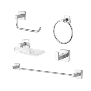 DOCOL KIT ACESSÓRIOS BWC TRIP CHROME 5 PEÇAS