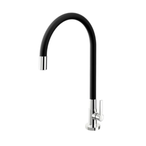 DOCOL TORNEIRA PIA MESA GALIFLEX CHROME COM BLACK 1/4 VOLTA