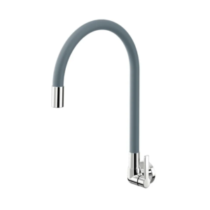 DOCOL TORNEIRA PIA PAREDE GALIFLEX CHROME COM CINZA 1/4 VOLTA