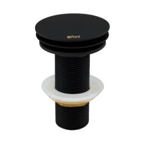 FANI VÁLVULA LAVATÓRIO CLICK 1608 BK PRETA SEM LADRÃO FOSCO