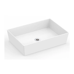 INCEPA CUBA DE APOIO PLATINUM 51X36CM P7 RETANG SEM MESA BRANCA