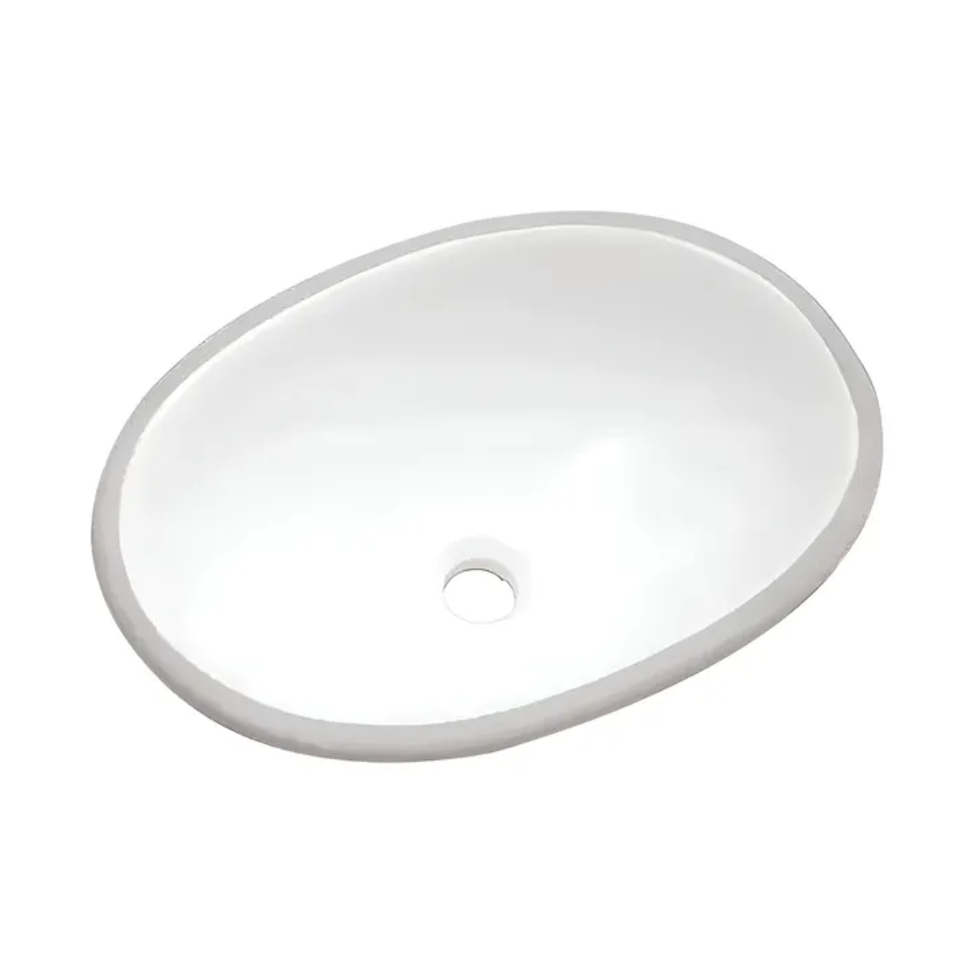 INCEPA CUBA OVAL EMBUTIR 49 X 32.5 CM BRANCA