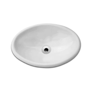 INCEPA CUBA OVAL SOBREPOR 52X44 BRANCA