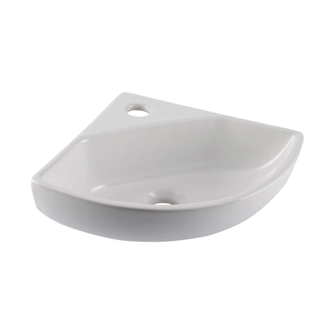 LAVATÓRIO SUSPENSO DE CANTO PEQ 420X345MM BRANCO INCEPA