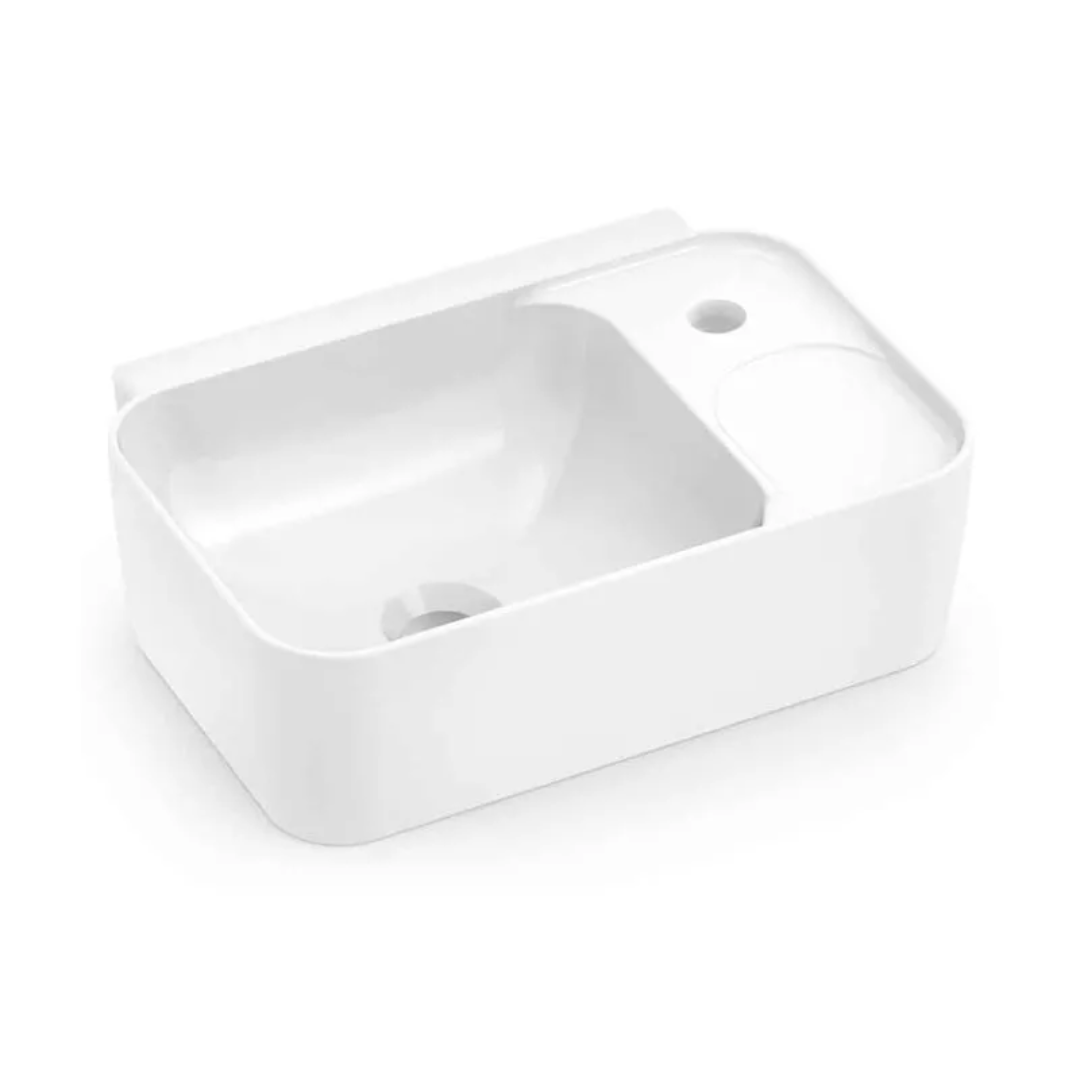 LAVATÓRIO SUSPENSO OU APOIO ECO 400X300MM BRANCO INCEPA