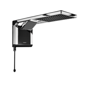 CHUVEIRO ACQUA DUO PRETO CROMADO 127V 5500W LORENZETTI