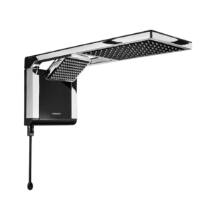 CHUVEIRO ACQUA DUO PRETO CROMADO 220V 7800W LORENZETTI