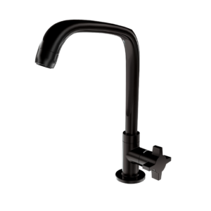 LORENZETTI TORNEIRA PVC COZINHA MESA 1167 F64 FITT PRETA 1/4 VOLTA