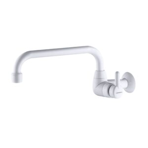 LORENZETTI TORNEIRA PVC COZINHA PAREDE BRIC BRANCA 1164 F31 1/4 VOLTA