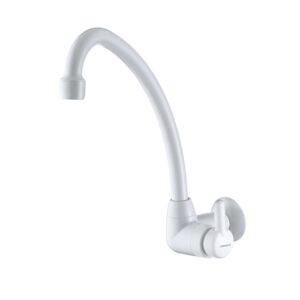 LORENZETTI TORNEIRA PVC COZINHA PAREDE BRIC BRANCA 1168 F31 1/4 VOLTA